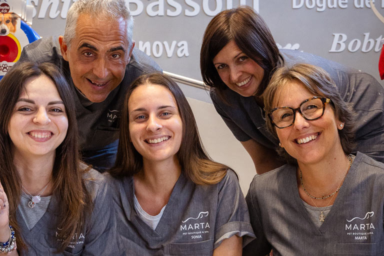 Il team completo di Marta pet